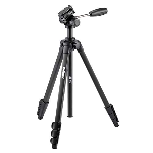 【中古】 Velbon ビデオ用三脚 M47 4段 レバーロック 全高155cm 脚径20mm 小型 フリュード雲台 クイックシュー対応 アルミ脚 446640 31UvWs+d7EL.jpg